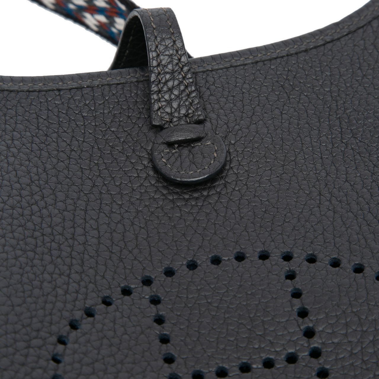 Hermès Clemence Evelyne TPM Blauw