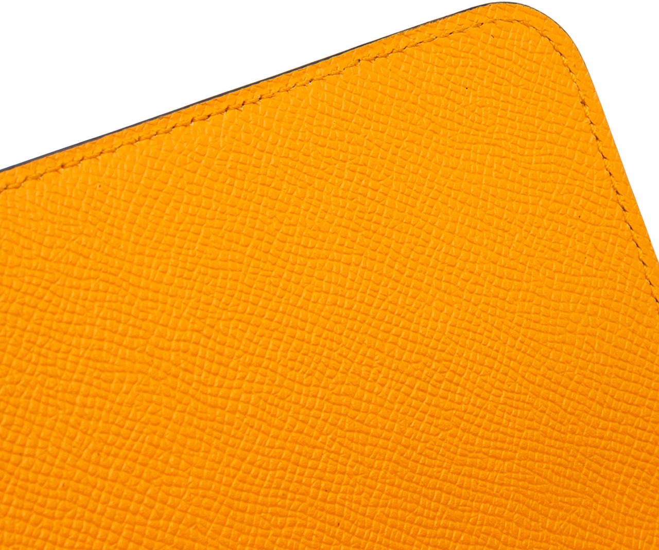 Hermès Epsom Octogone Clutch Geel