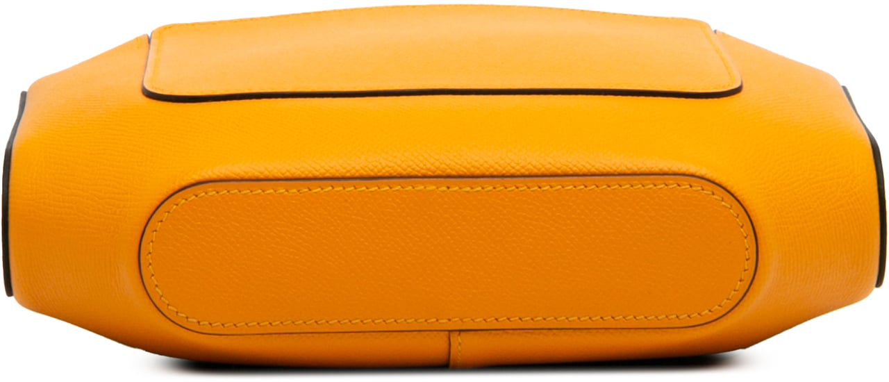 Hermès Epsom Octogone Clutch Geel