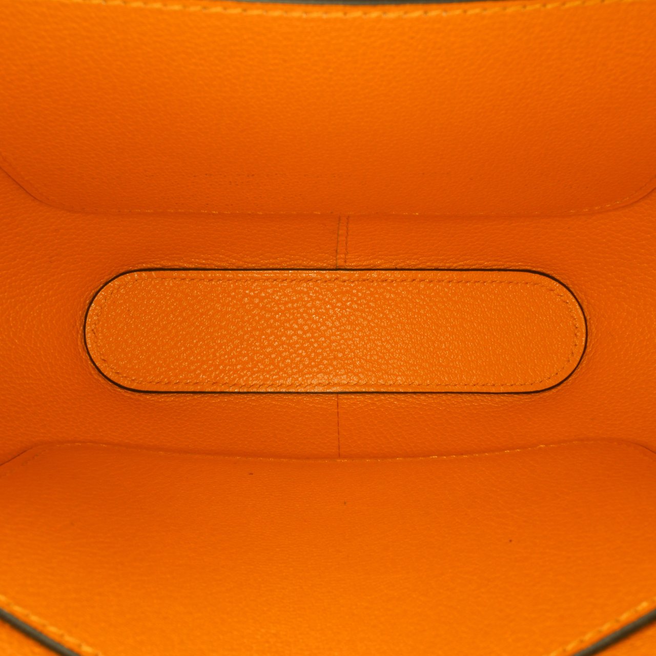 Hermès Epsom Octogone Clutch Geel