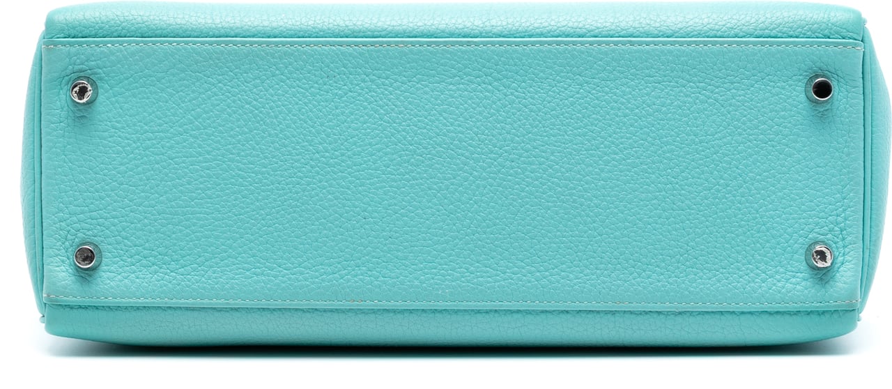 Hermès Togo Kelly II Retourne 32 Blauw