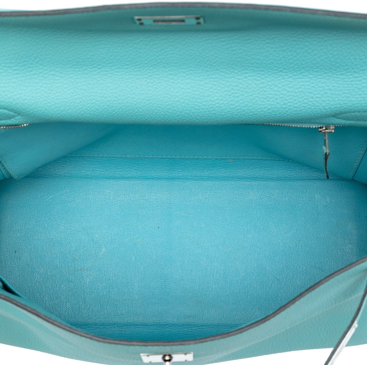 Hermès Togo Kelly II Retourne 32 Blauw