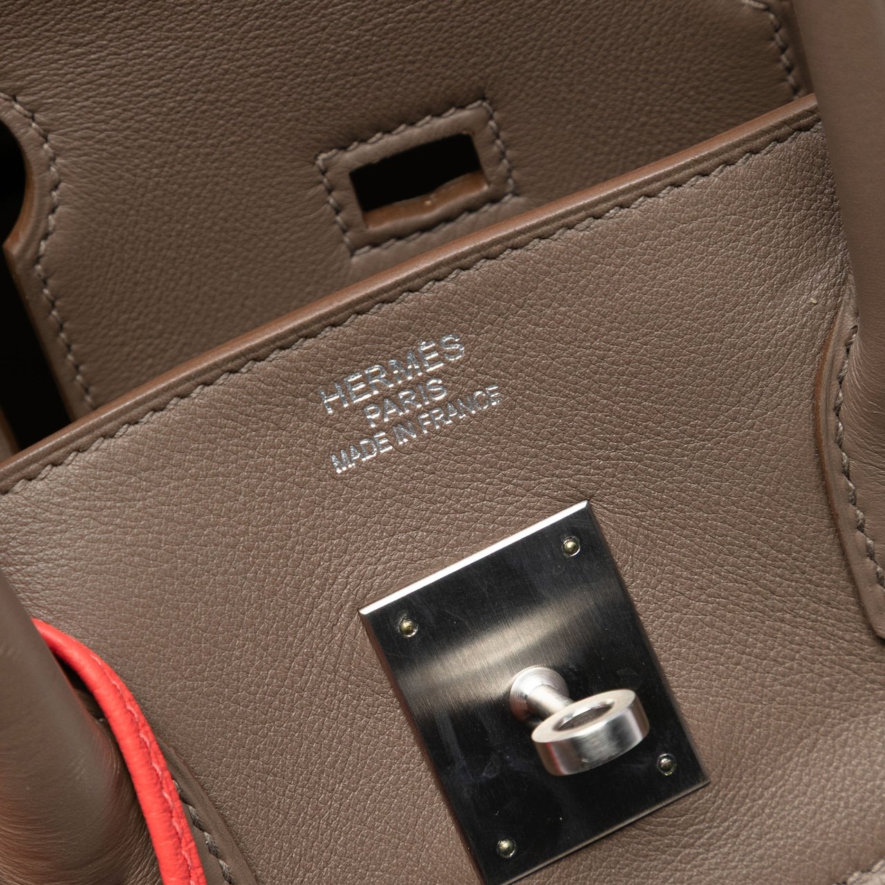 Hermès Tricolor Clemence and Swift Birkin Cascade Retourne 35 Roze