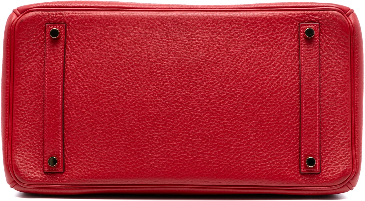 Hermès Togo Birkin Retourne 35 Rood
