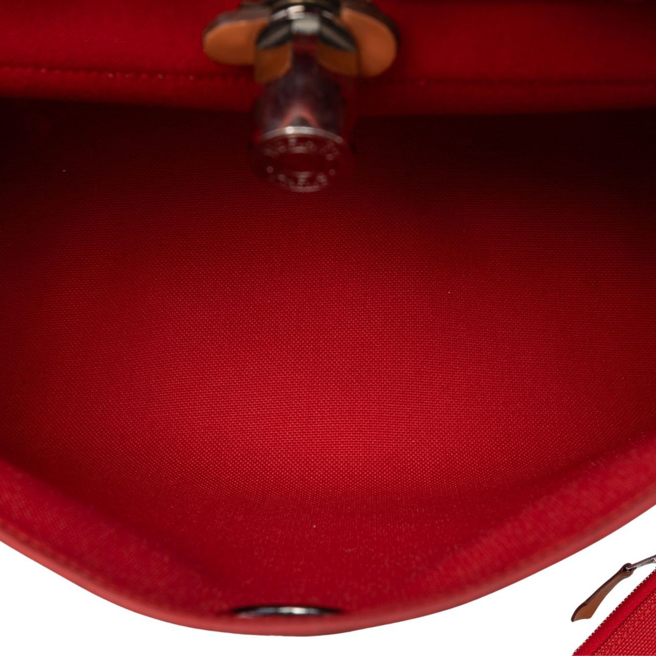 Hermès Toile Herbag Zip 31 Oranje