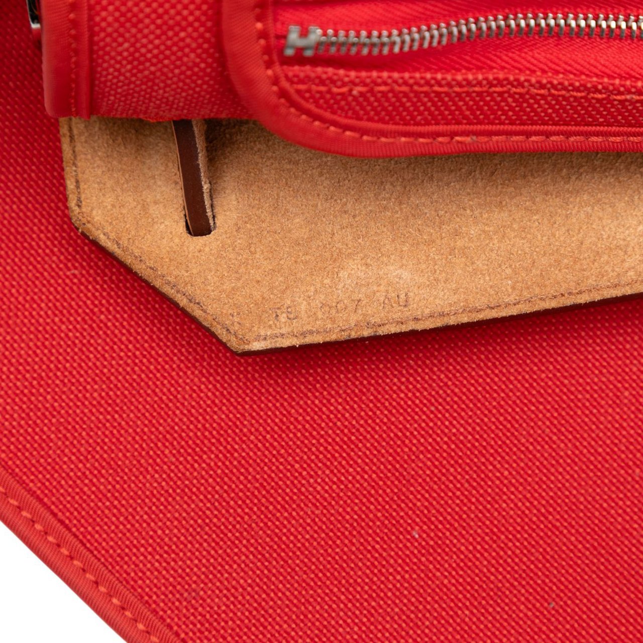 Hermès Toile Herbag Zip 31 Oranje