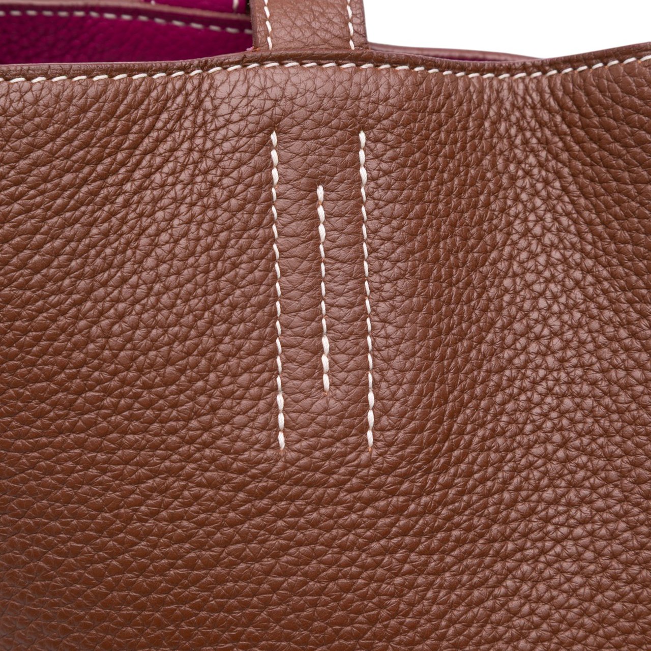 Hermès Clemence Double Sens 36 Bruin