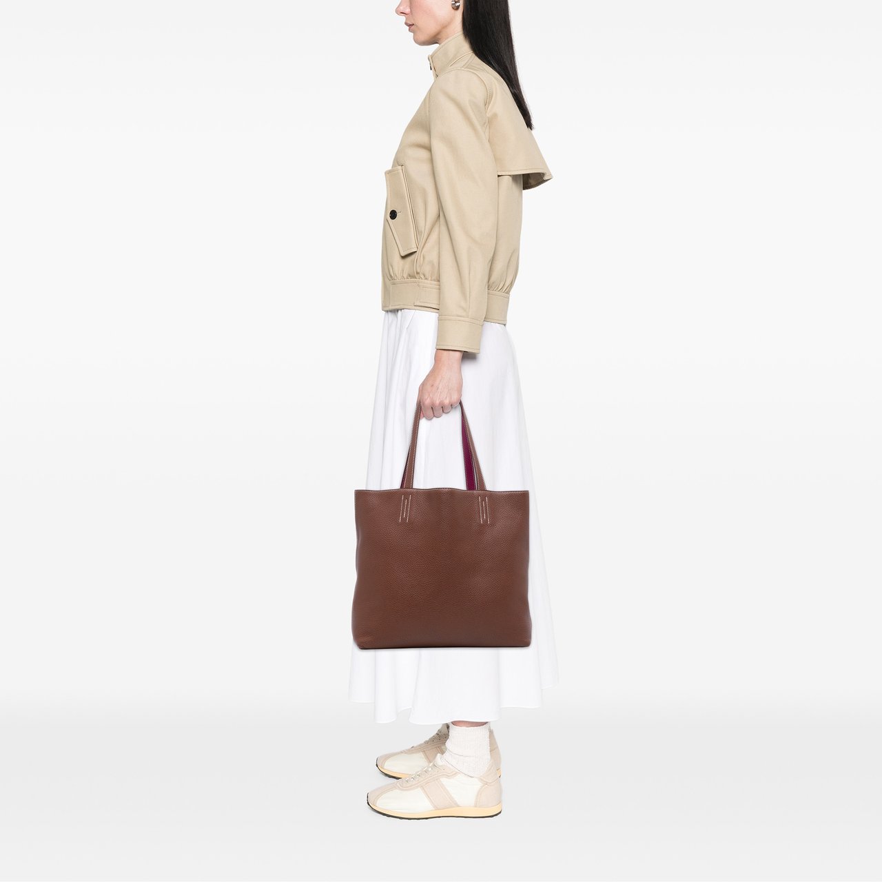 Hermès Clemence Double Sens 36 Bruin