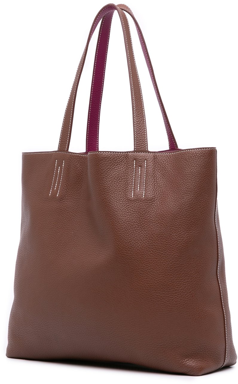 Hermès Clemence Double Sens 36 Bruin