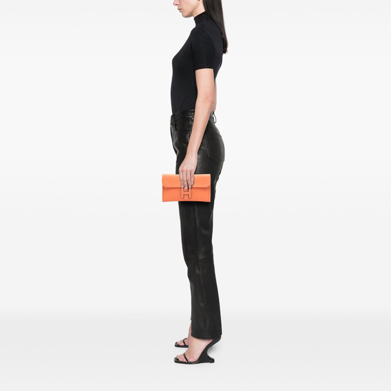 Hermès Swift Jige Duo Oranje