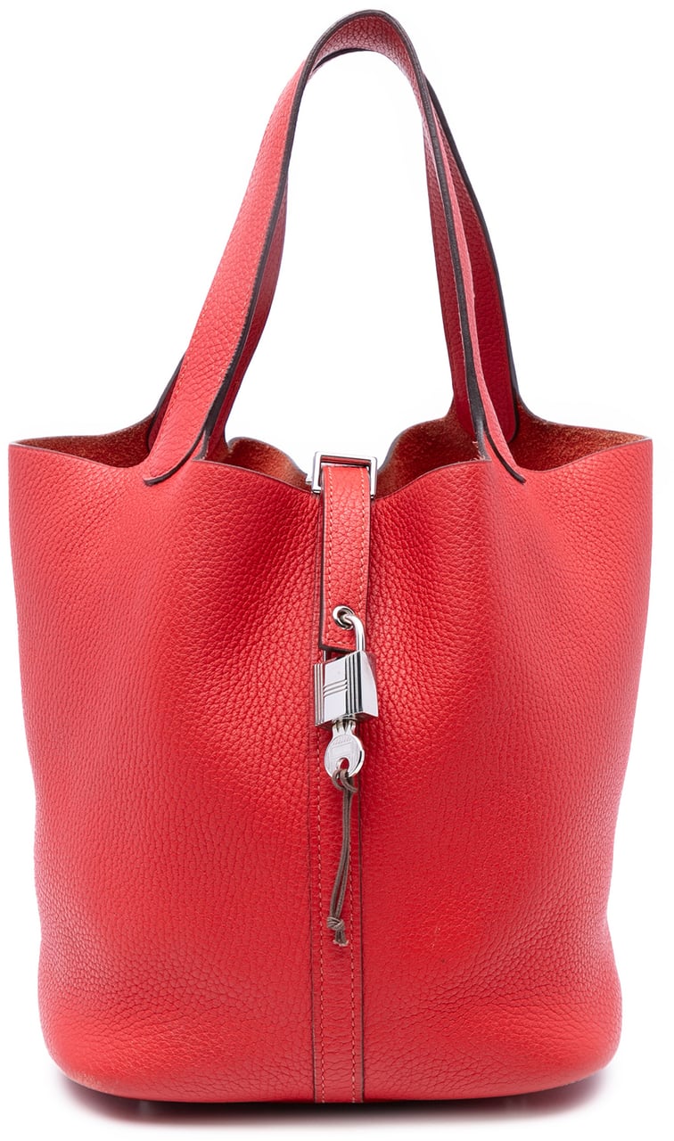 Hermès Clemence Picotin Lock 22 Rood