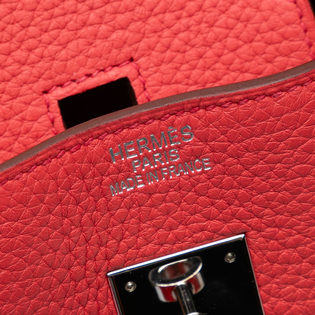 Hermès Togo Birkin Retourne 35 Rood