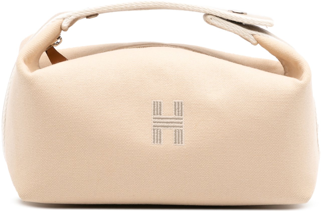 Hermès Small Canvas Bride A Brac Case Bruin