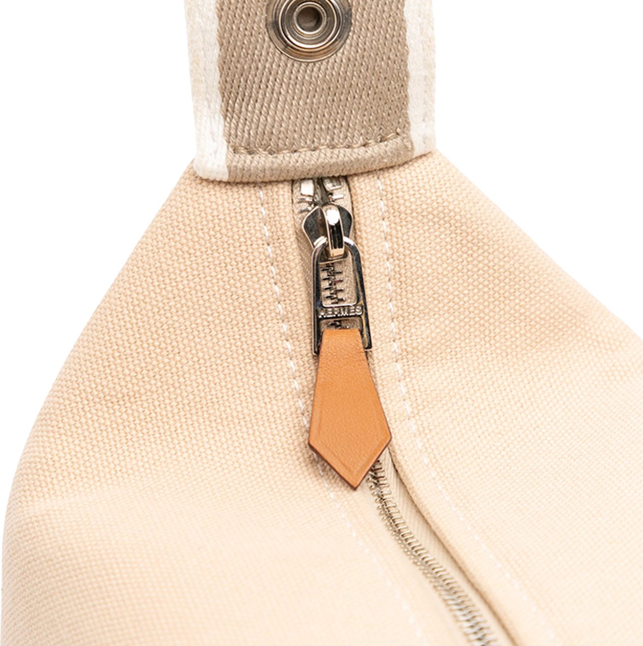 Hermès Small Canvas Bride A Brac Case Bruin