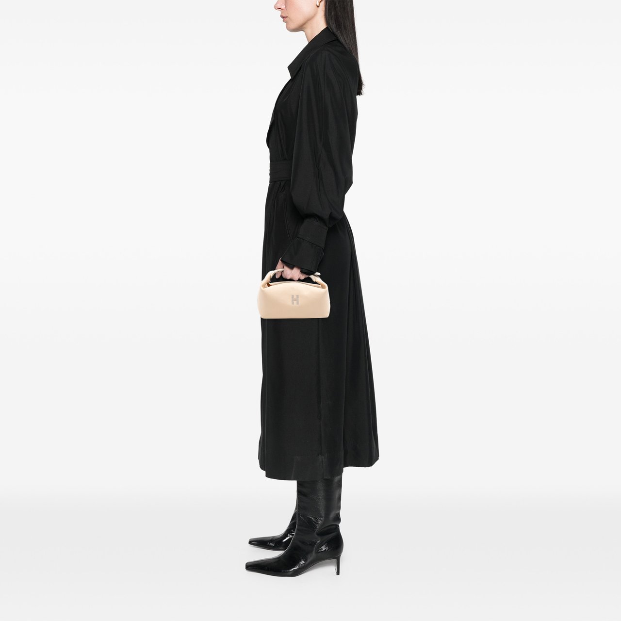 Hermès Small Canvas Bride A Brac Case Bruin