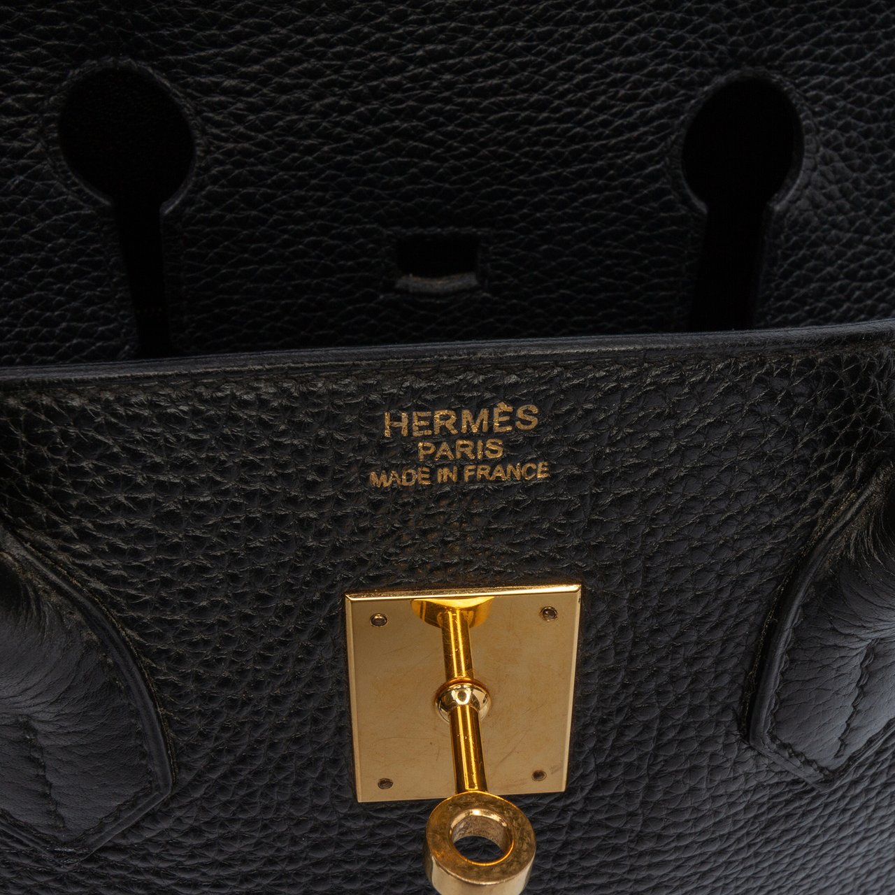 Hermès Togo Birkin Retourne 35 Zwart
