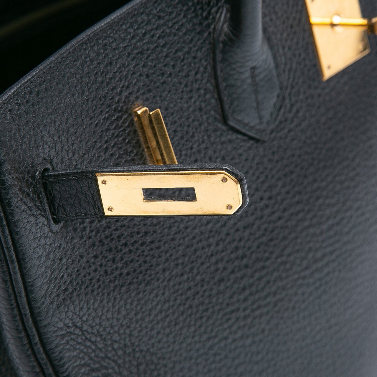Hermès Togo Birkin Retourne 35 Zwart