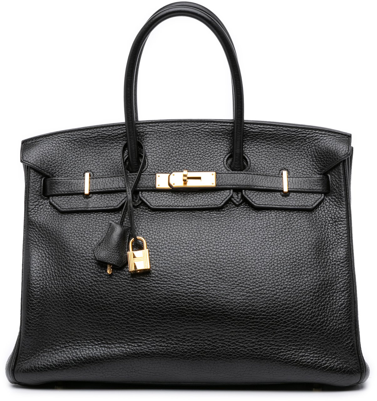 Hermès Togo Birkin Retourne 35 Zwart