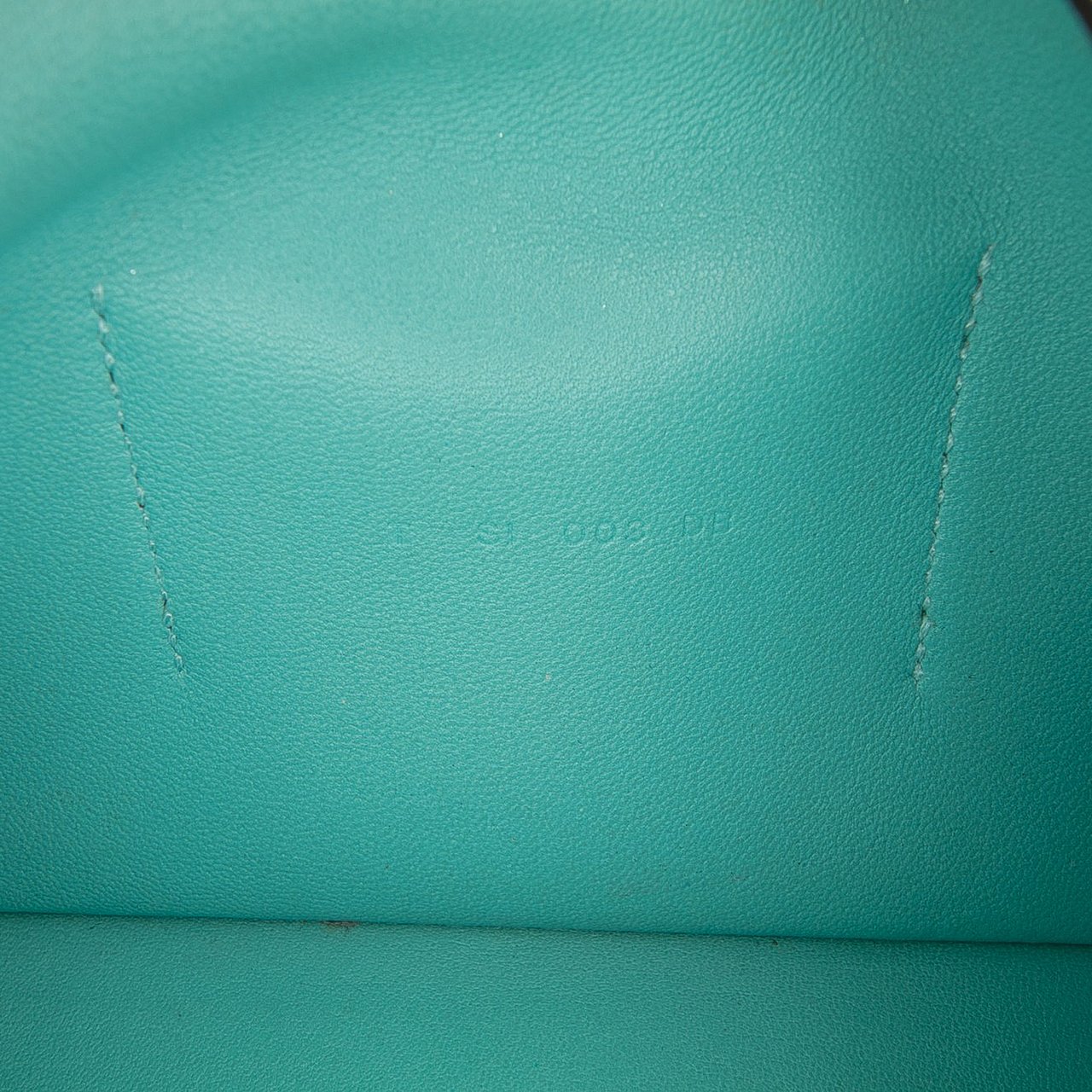 Hermès Togo Dogon Duo Wallet GM Blauw