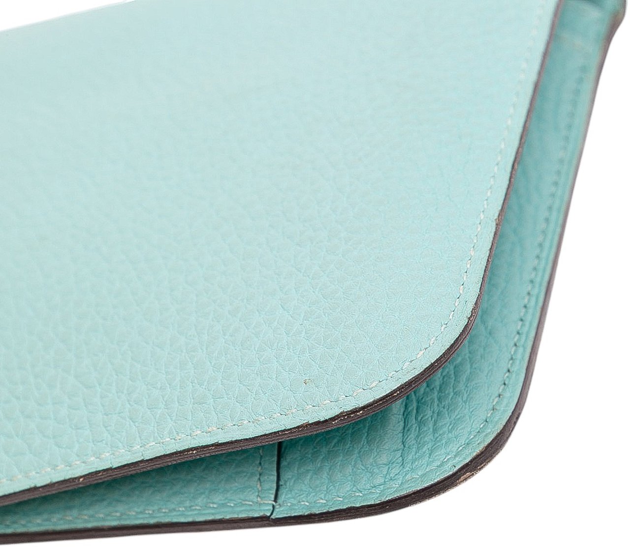 Hermès Togo Dogon Duo Wallet GM Blauw