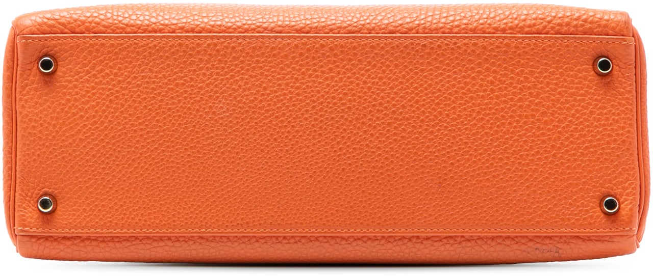 Hermès Togo Kelly II Retourne 35 Oranje