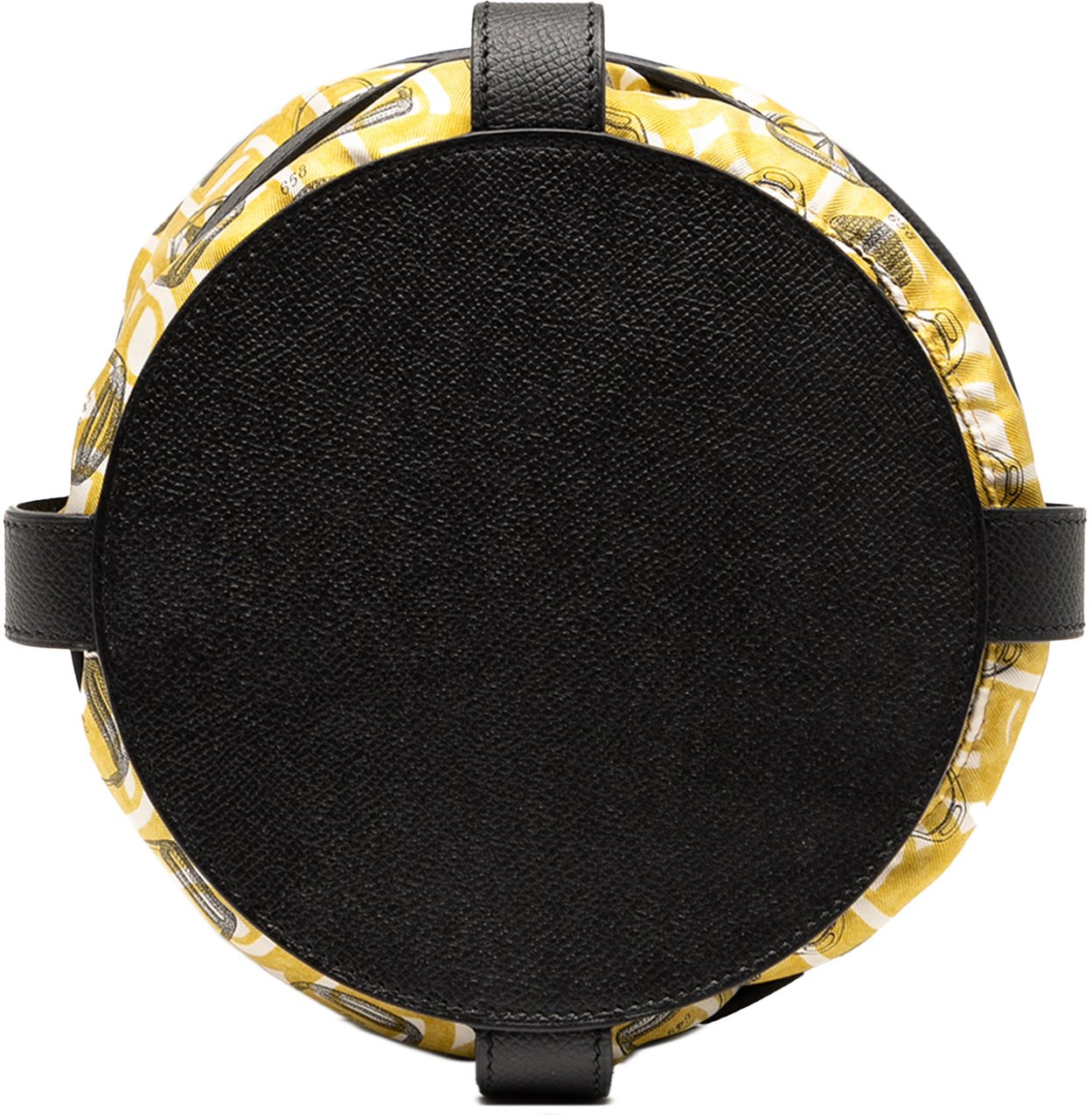 Hermès Silk and Epsom Sac Musardine Geel