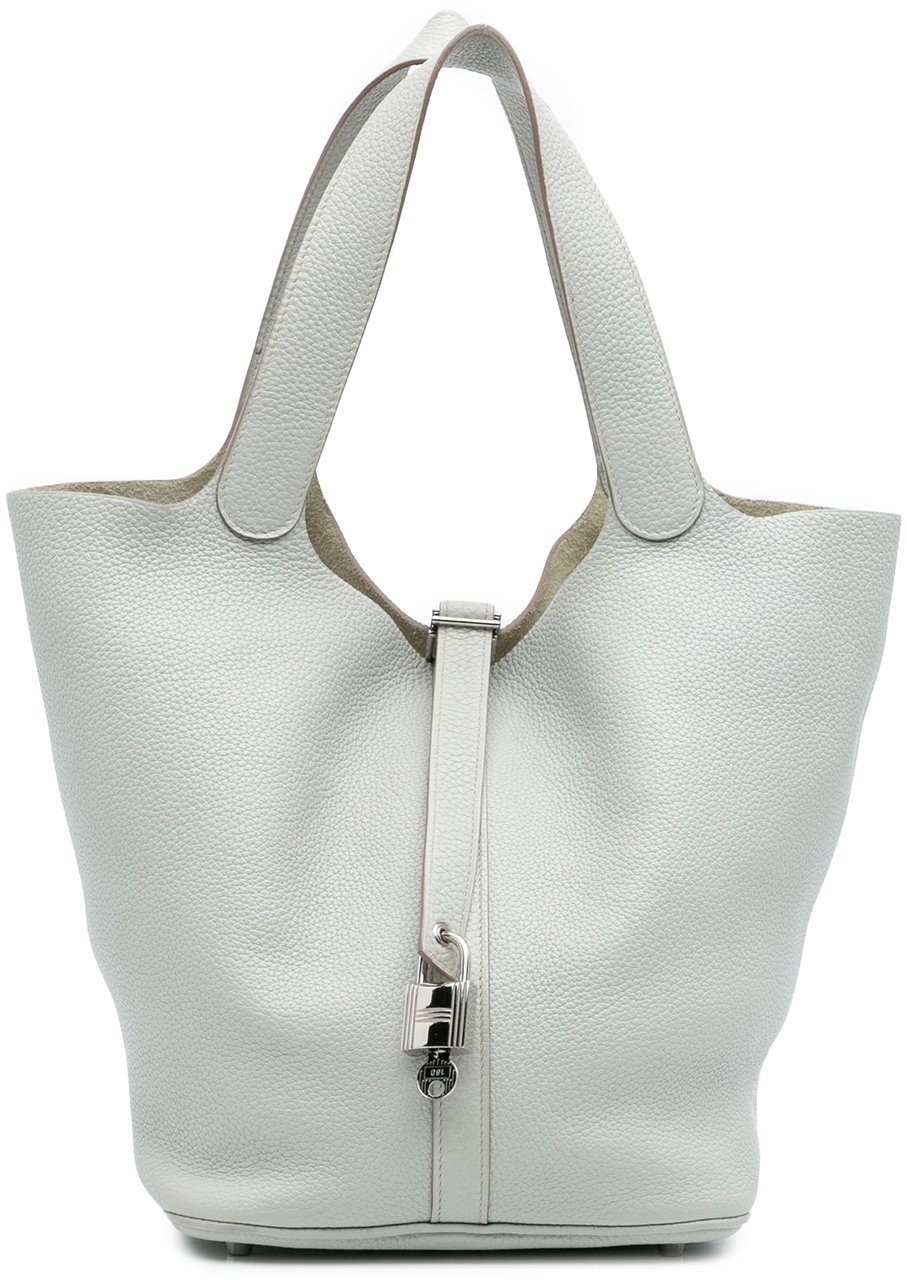 Hermès Clemence Picotin Lock 26 Blauw
