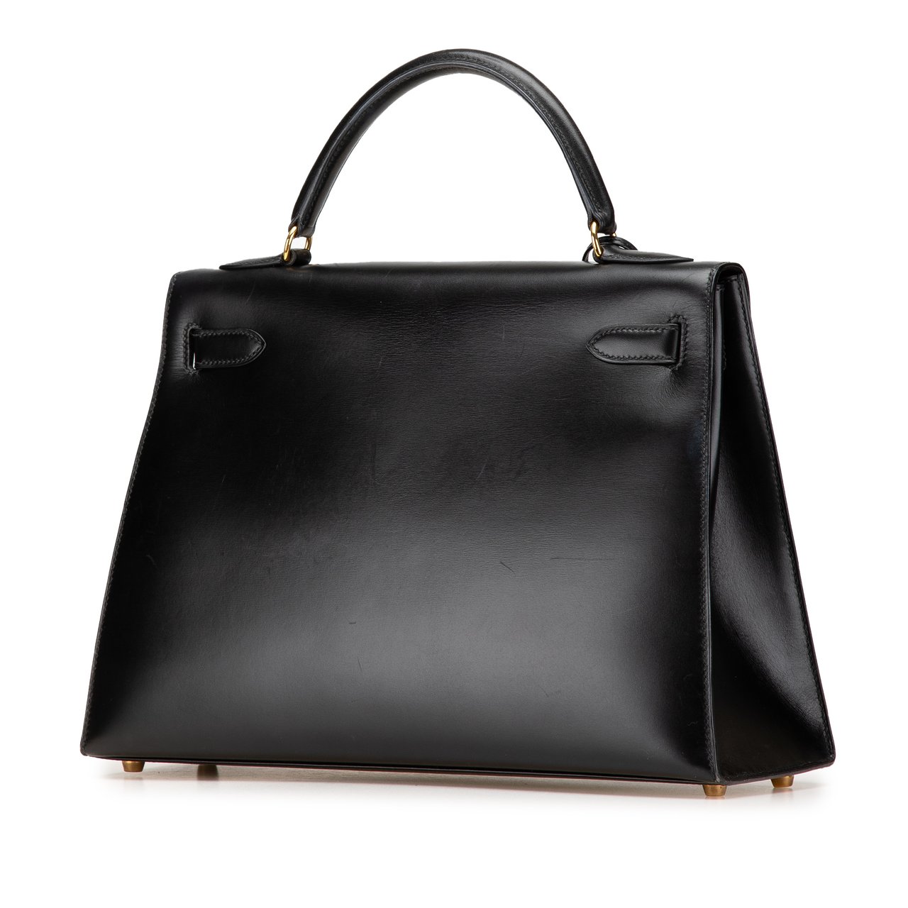 Hermès Box Calf Kelly Sellier 32 Zwart