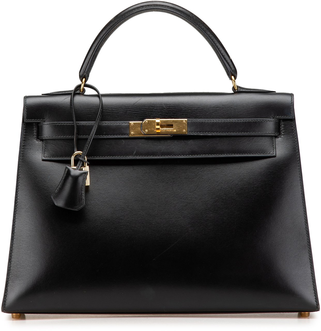 Hermès Box Calf Kelly Sellier 32 Zwart