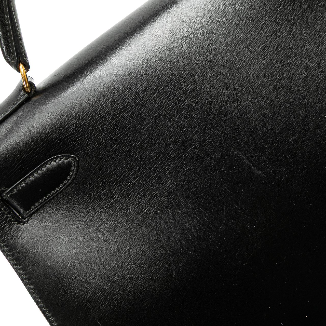 Hermès Box Calf Kelly Sellier 32 Zwart