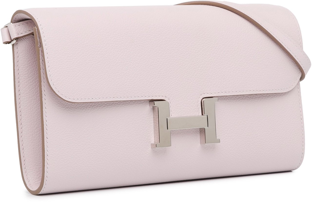 Hermès Evercolor Constance To Go Wallet Roze