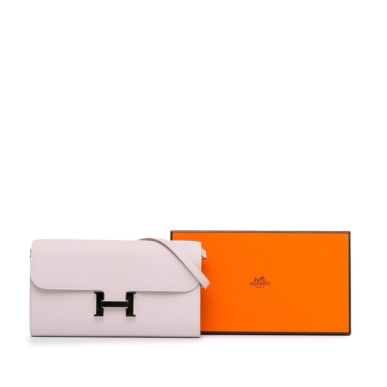 Hermès Evercolor Constance To Go Wallet Roze