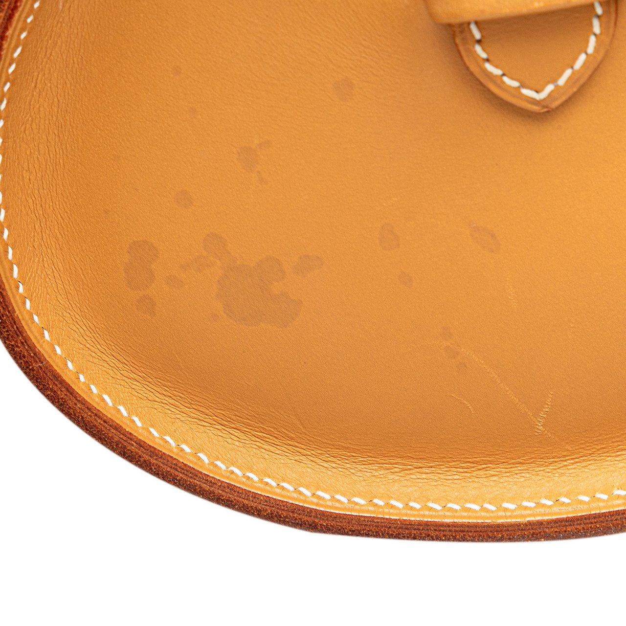 Hermès Denim and Calfskin Sac Doremi 33 Blauw