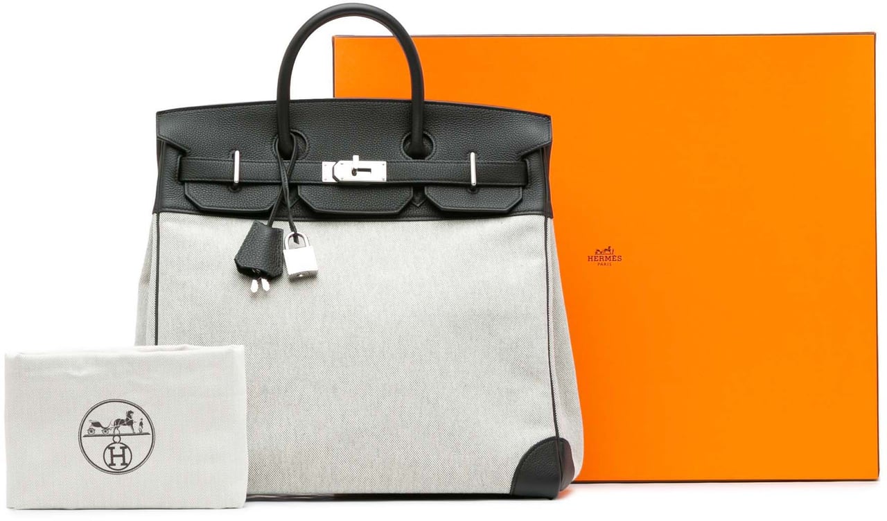 Hermès Toile Criss and Evercolor HAC Birkin 40 Grijs