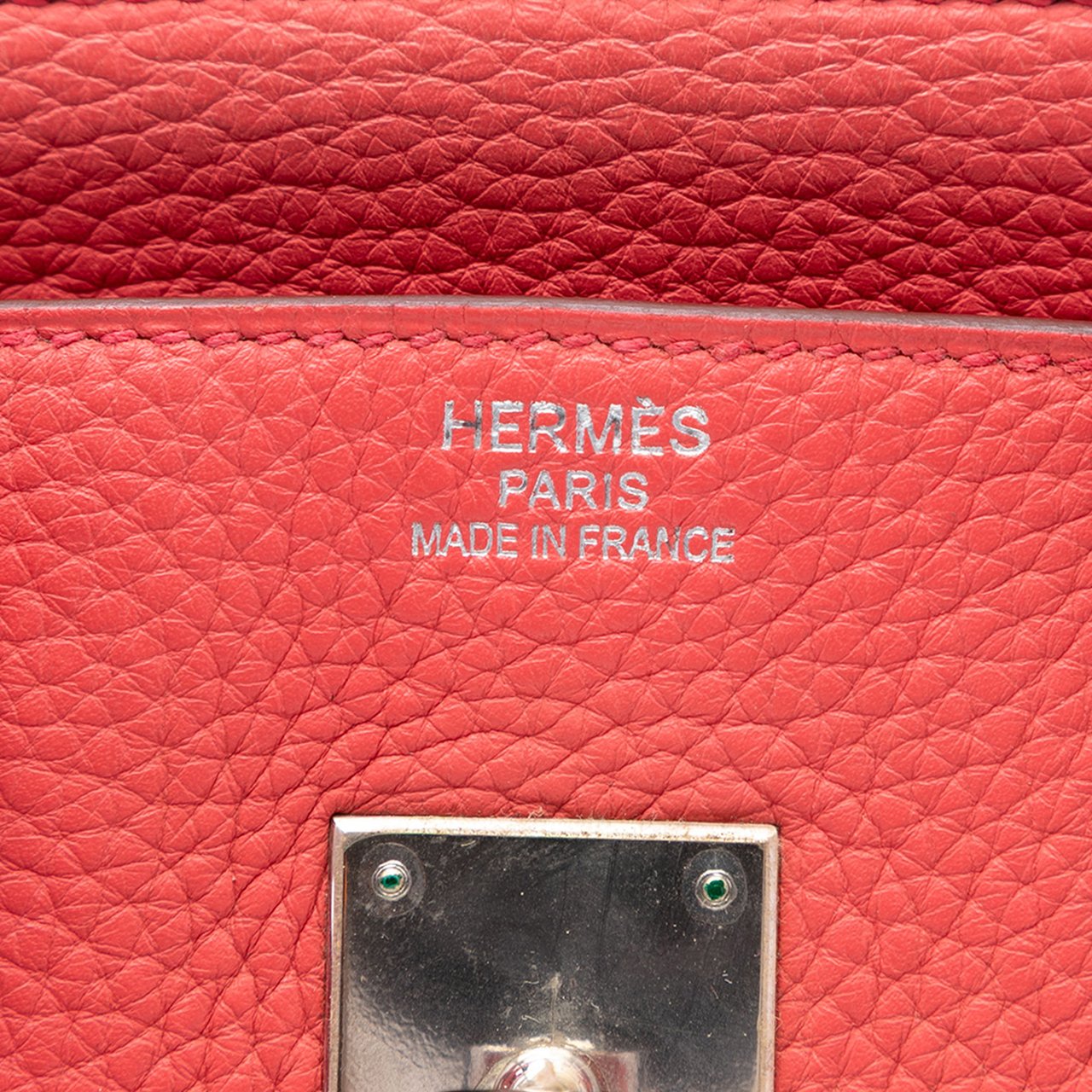 Hermès Clemence Birkin Retourne 35 Rood
