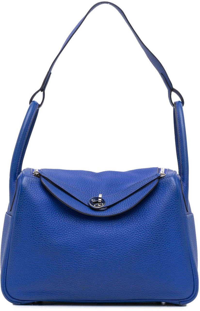 Hermès Togo Lindy 30 Blauw