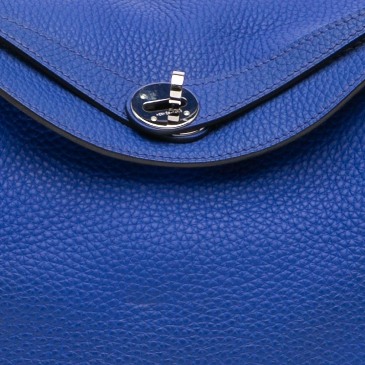 Hermès Togo Lindy 30 Blauw