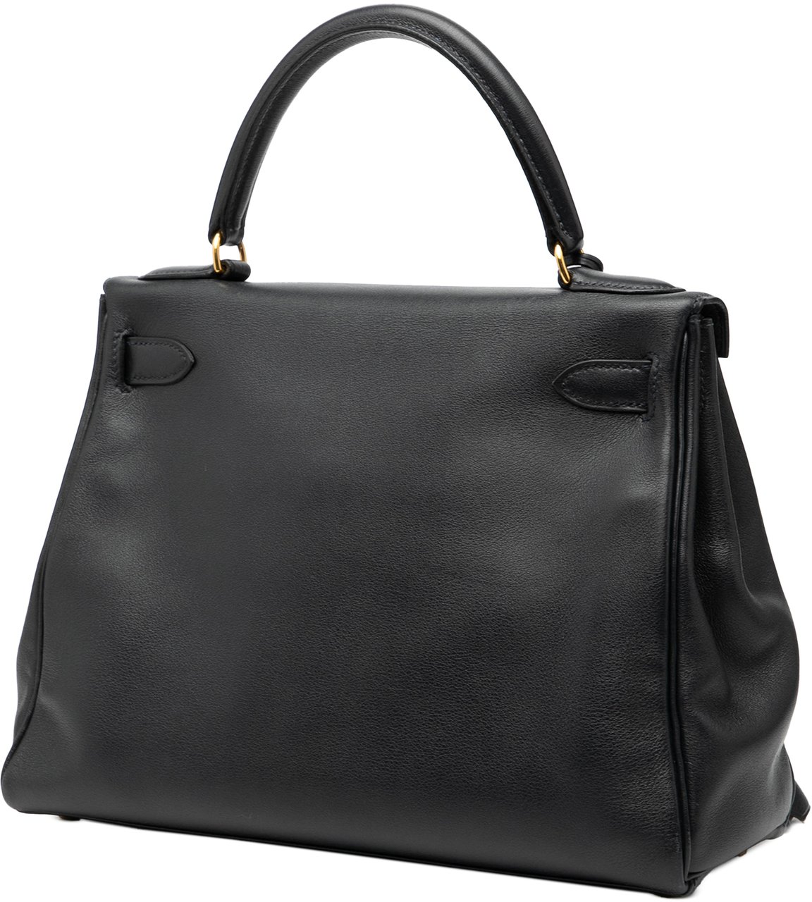 Hermès Togo Kelly II Retourne 28 Zwart