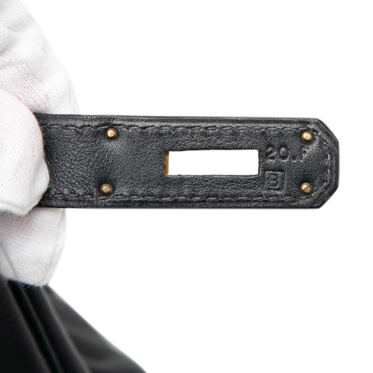 Hermès Togo Kelly II Retourne 28 Zwart