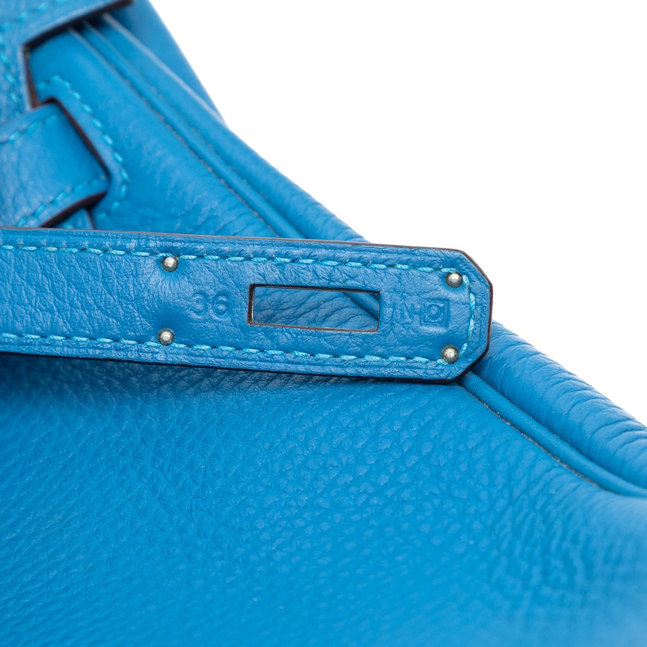 Hermès Togo Kelly II Retourne 32 Blauw