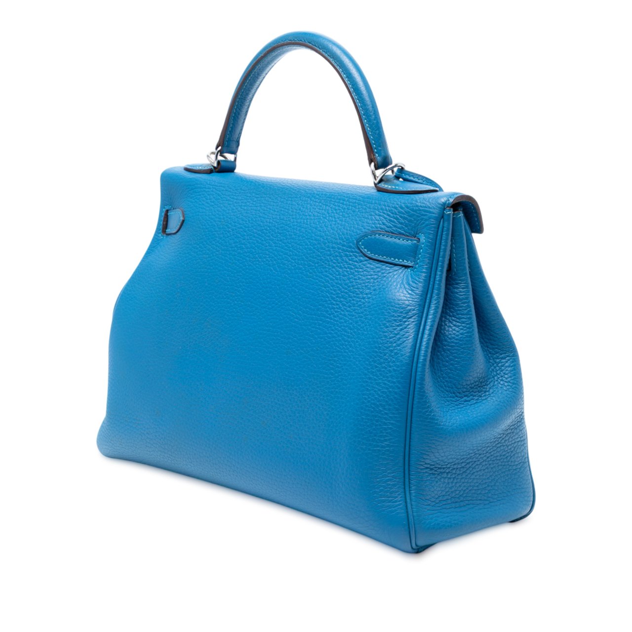 Hermès Togo Kelly II Retourne 32 Blauw