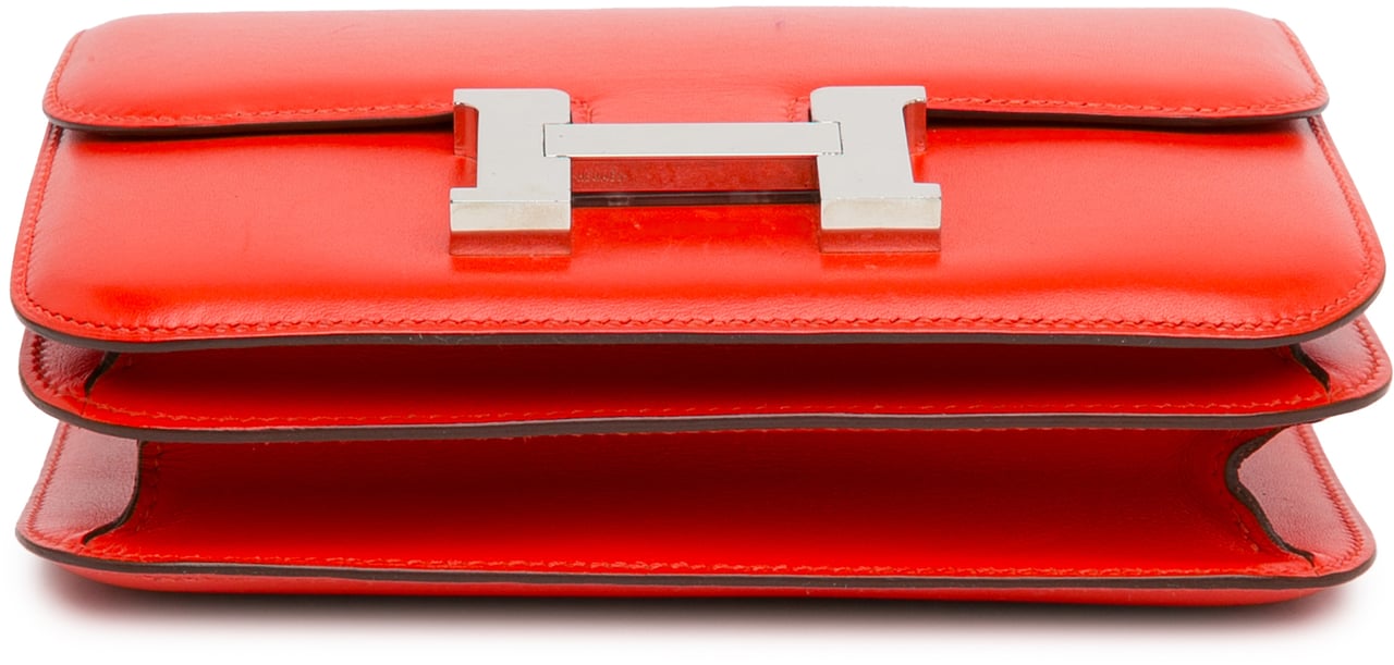 Hermès Mini Tadelakt Constance 18 Rood