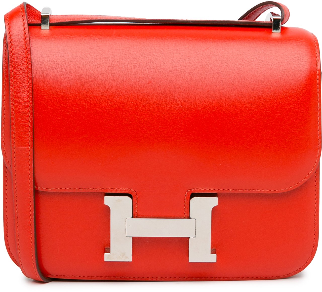 Hermès Mini Tadelakt Constance 18 Rood