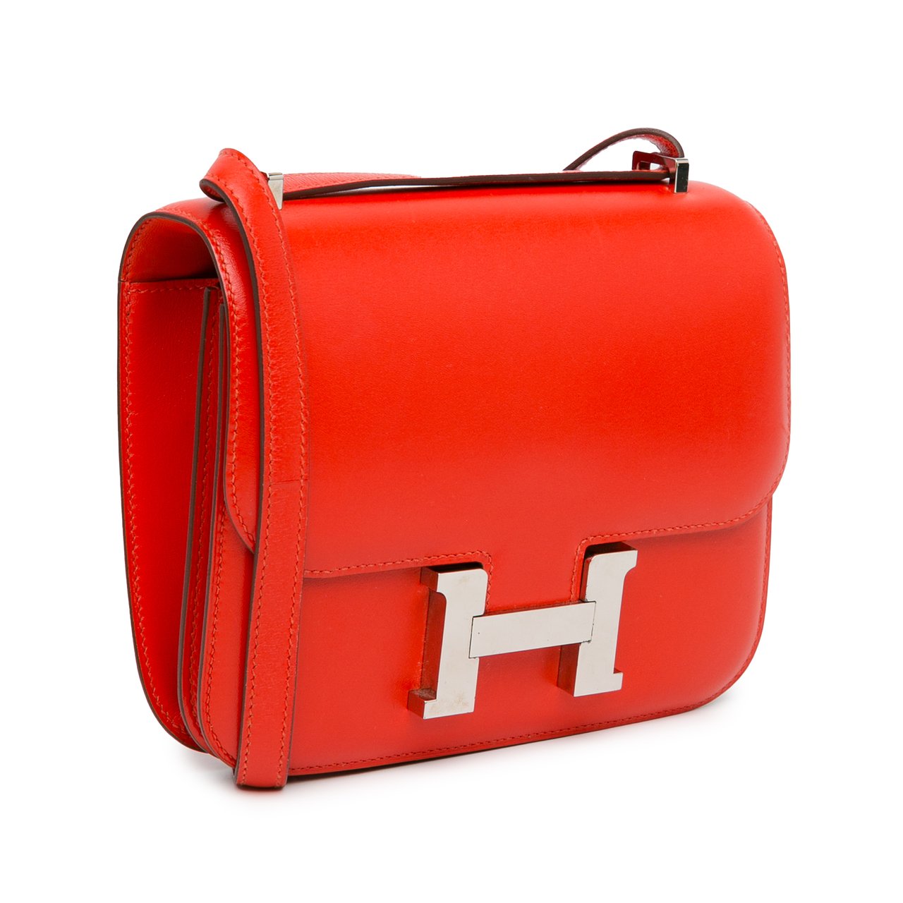 Hermès Mini Tadelakt Constance 18 Rood