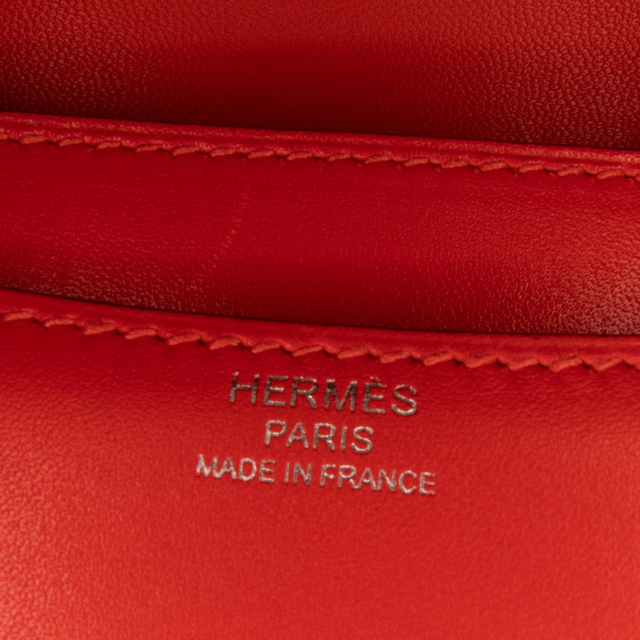 Hermès Mini Tadelakt Constance 18 Rood