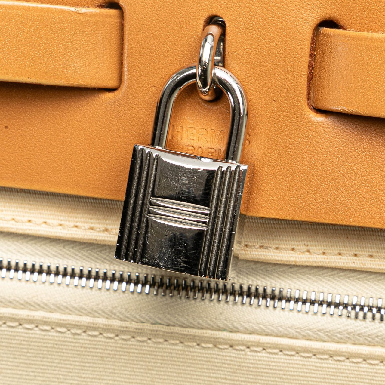 Hermès Toile Herbag Zip 31 Bruin