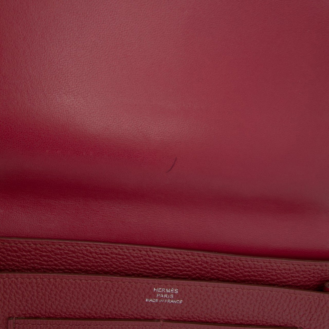 Hermès Togo Dogon Duo Wallet GM Rood