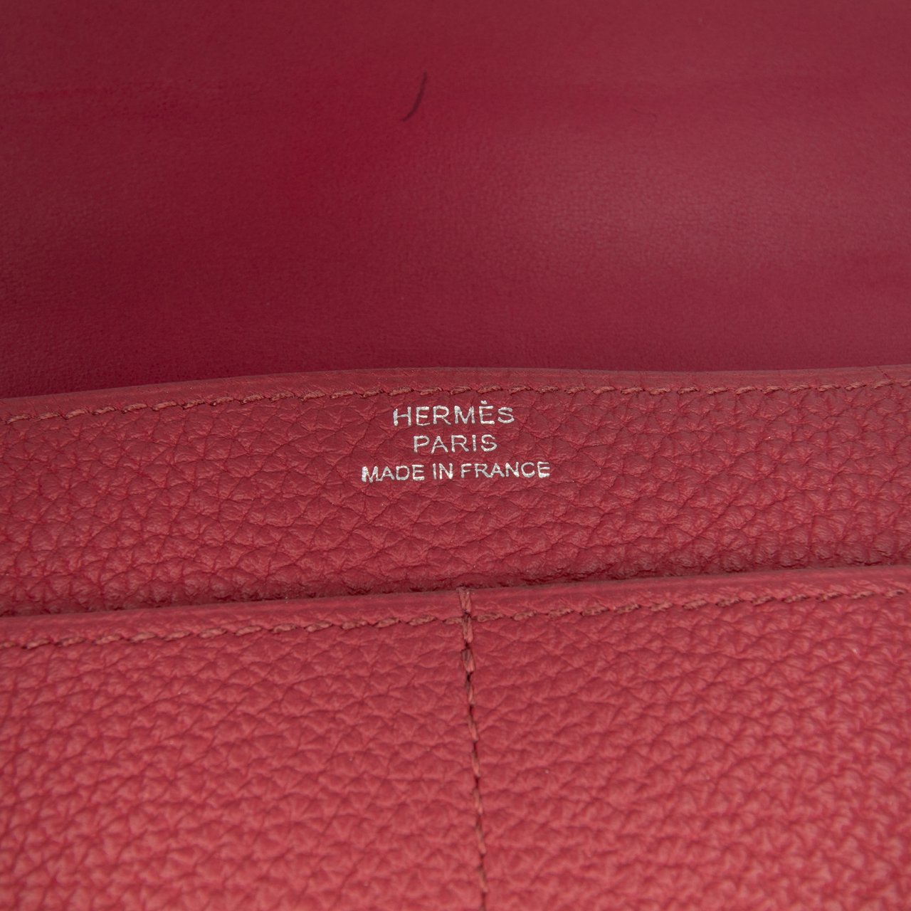 Hermès Togo Dogon Duo Wallet GM Rood