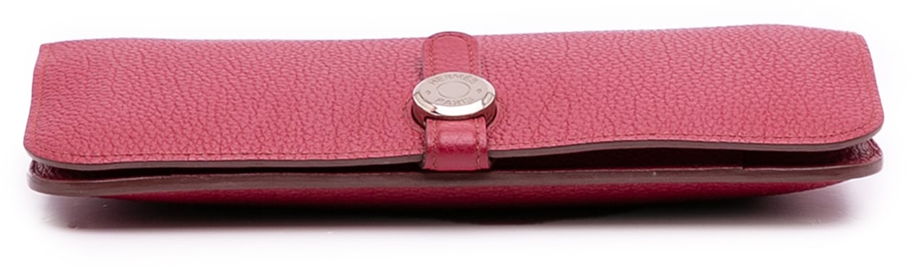 Hermès Togo Dogon Duo Wallet GM Rood
