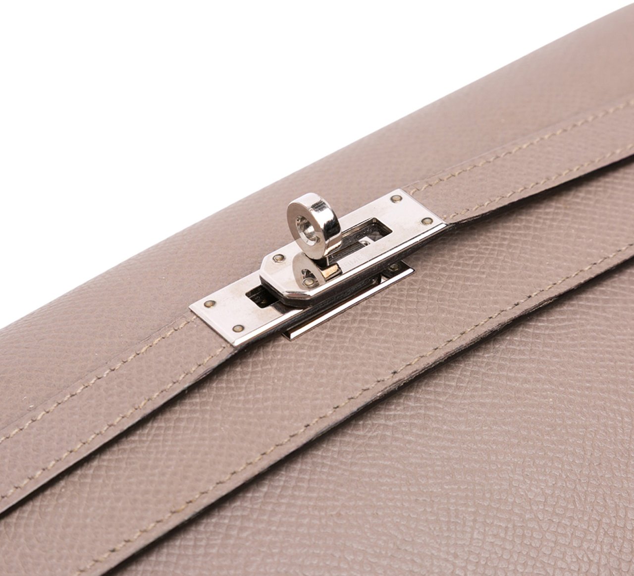 Hermès Epsom Kelly Longue Wallet Bruin